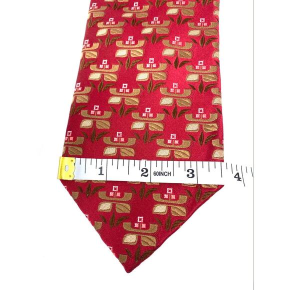 Vintage Ermenegildo Zegna 100% Silk Tie Exclusive Floral design - Picture 8 of 8